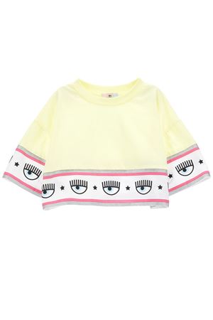 T-shirt in cotone logo CHIARA FERRAGNI | 51A6211205014F